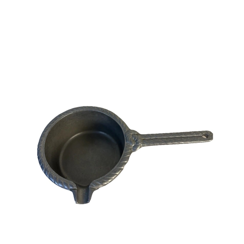 Wilton Armetale Gourmet Grillware Saucepan Rope Trim Pour Spout Pewter Gray USA - Picture 2 of 5